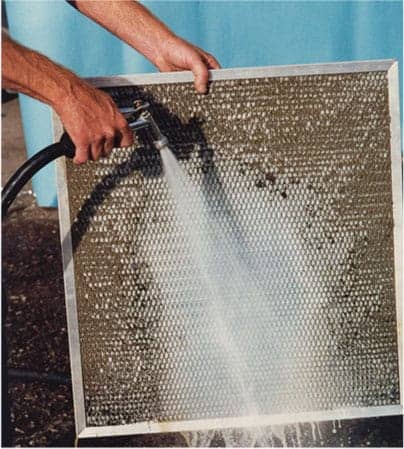 Cleaning an Air Filter